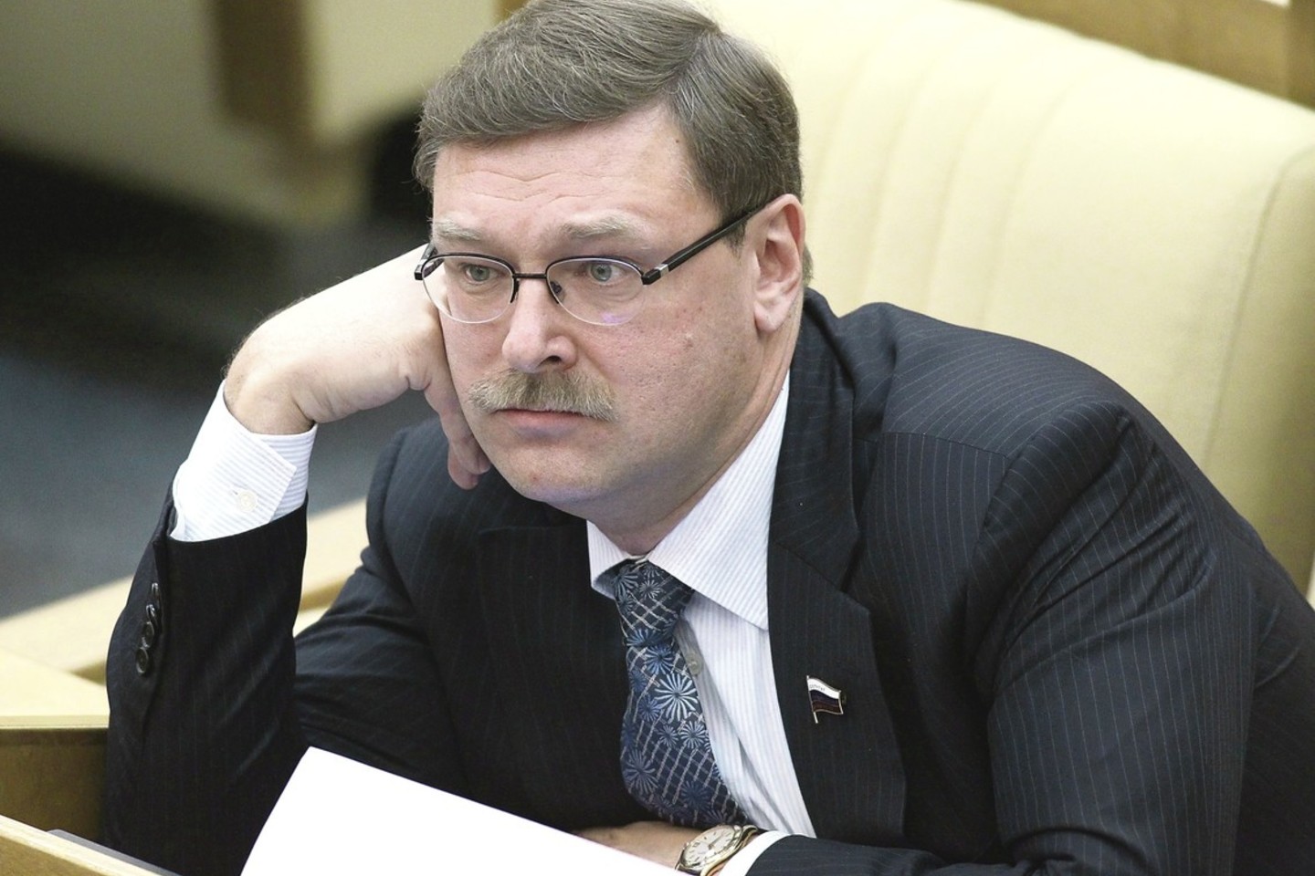 Rusijos Federacijos Tarybos narys K.Kosačiovas niekaip neatsidžiaugia, kad Europos Sąjunga gali netekti svarbios savo narės Jungtinės Karalystės.