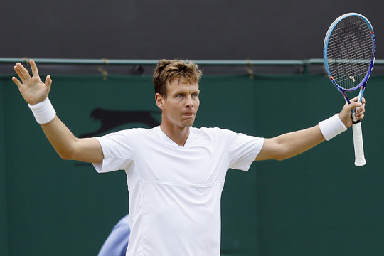 T. Berdychas įveikė tėvynainį – žais Vimbldono ketvirtfinalyje