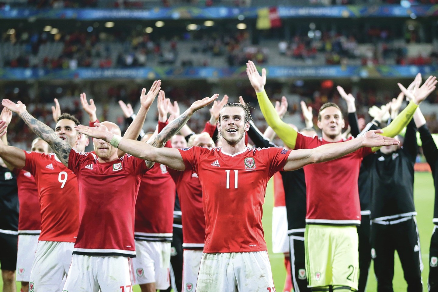 G.Bale’as ir kiti Velso rinktinės futbolininkai jaučia išskirtinį ryšį bendraudami tarpusavyje ir su sirgaliais.