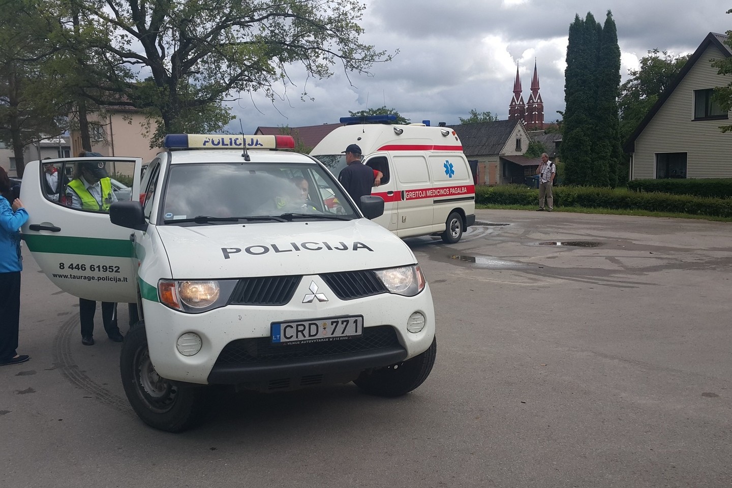 Pranešta apie sprogmenį Švėkšnos ligoninėje.