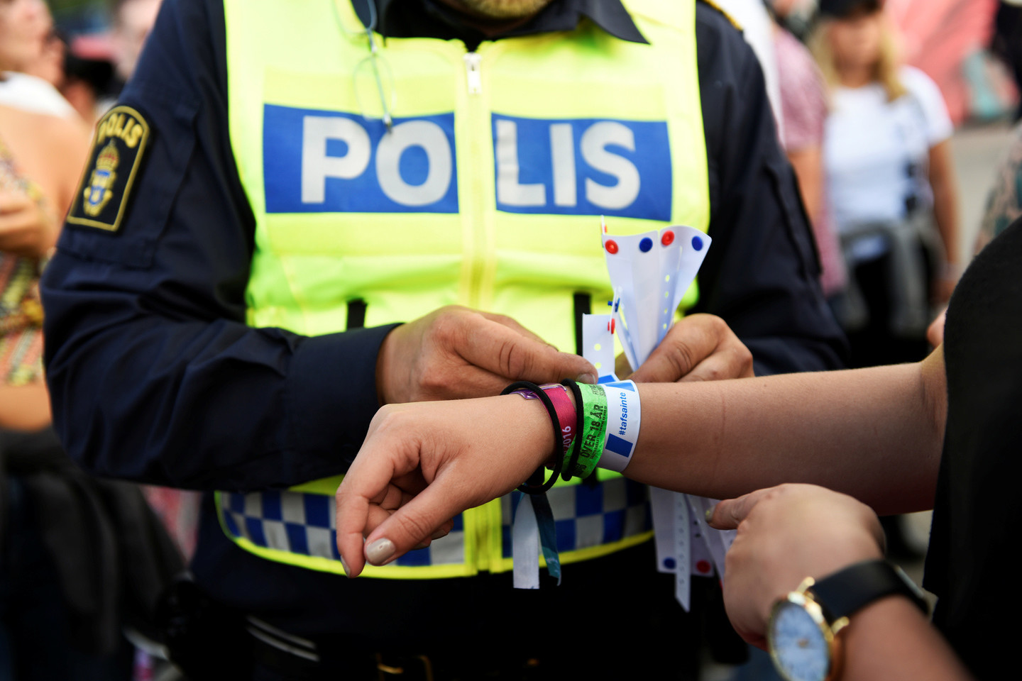 Policija apklausia įtariamus priekabiautojus.