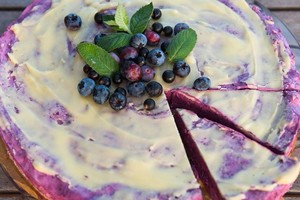 Nekeptas mėlynių ir varškės tortas: visi prašys antros porcijos