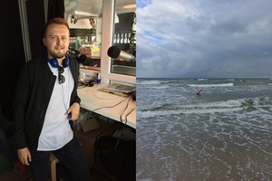 Palangoje Mantas Katleris užfiksuotas besimaudantis nuogas