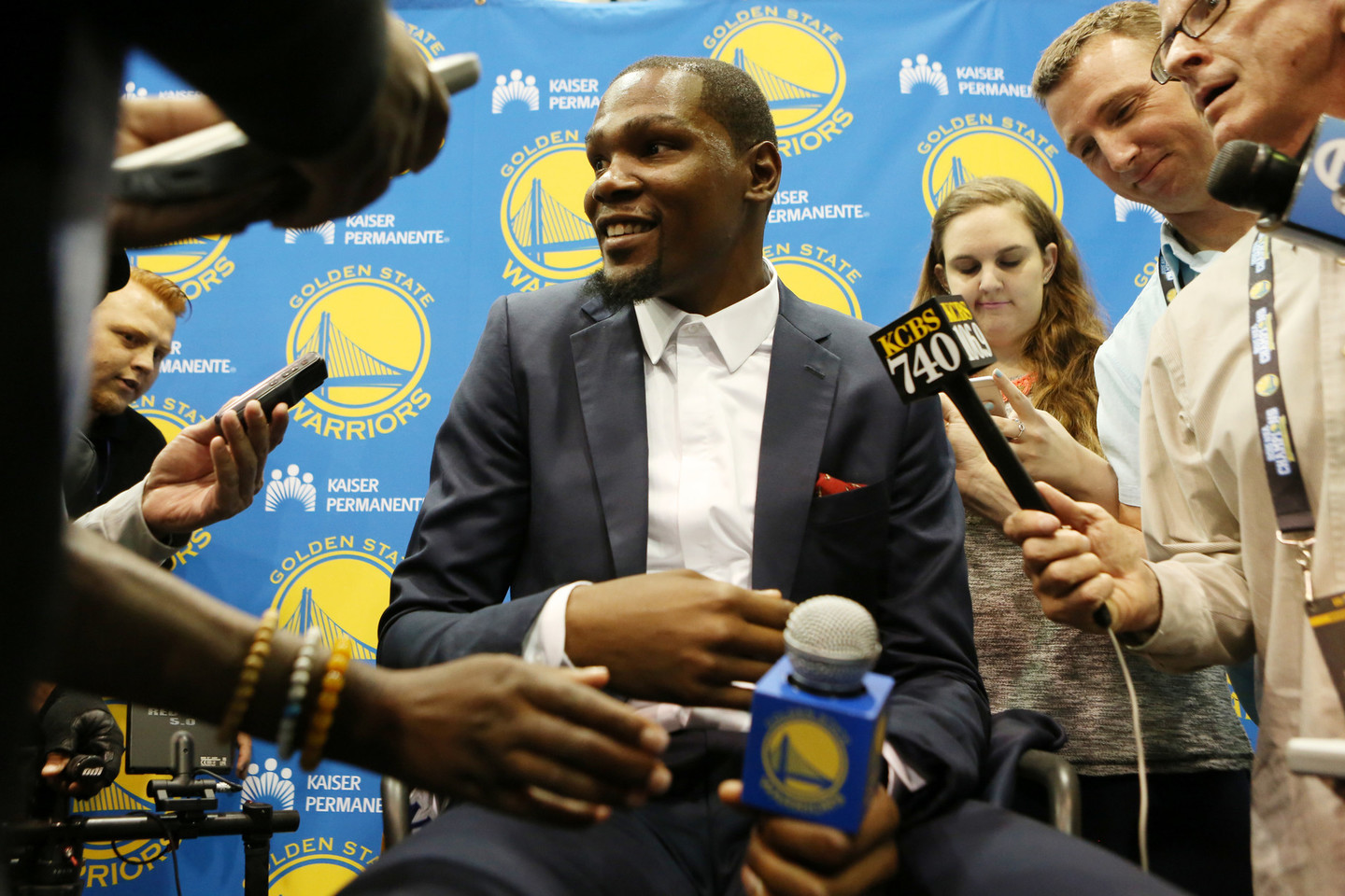 K.Durantas ketvirtadienį pristatytas kaip „Golden State Warriors“ žaidėjas