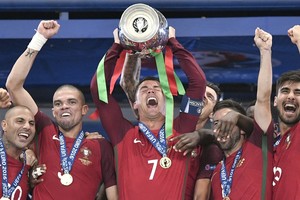 C. Ronaldo praradusi Portugalijos rinktinė – Europos čempionė