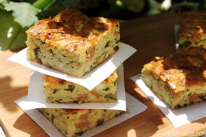 Cukinijų ir rikotos užkandis – ir iškylai, ir lengvai vakarienei