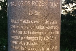 Užrašas prie naujo tilto nustebino alytiškę: „Šitiek klaidų!“