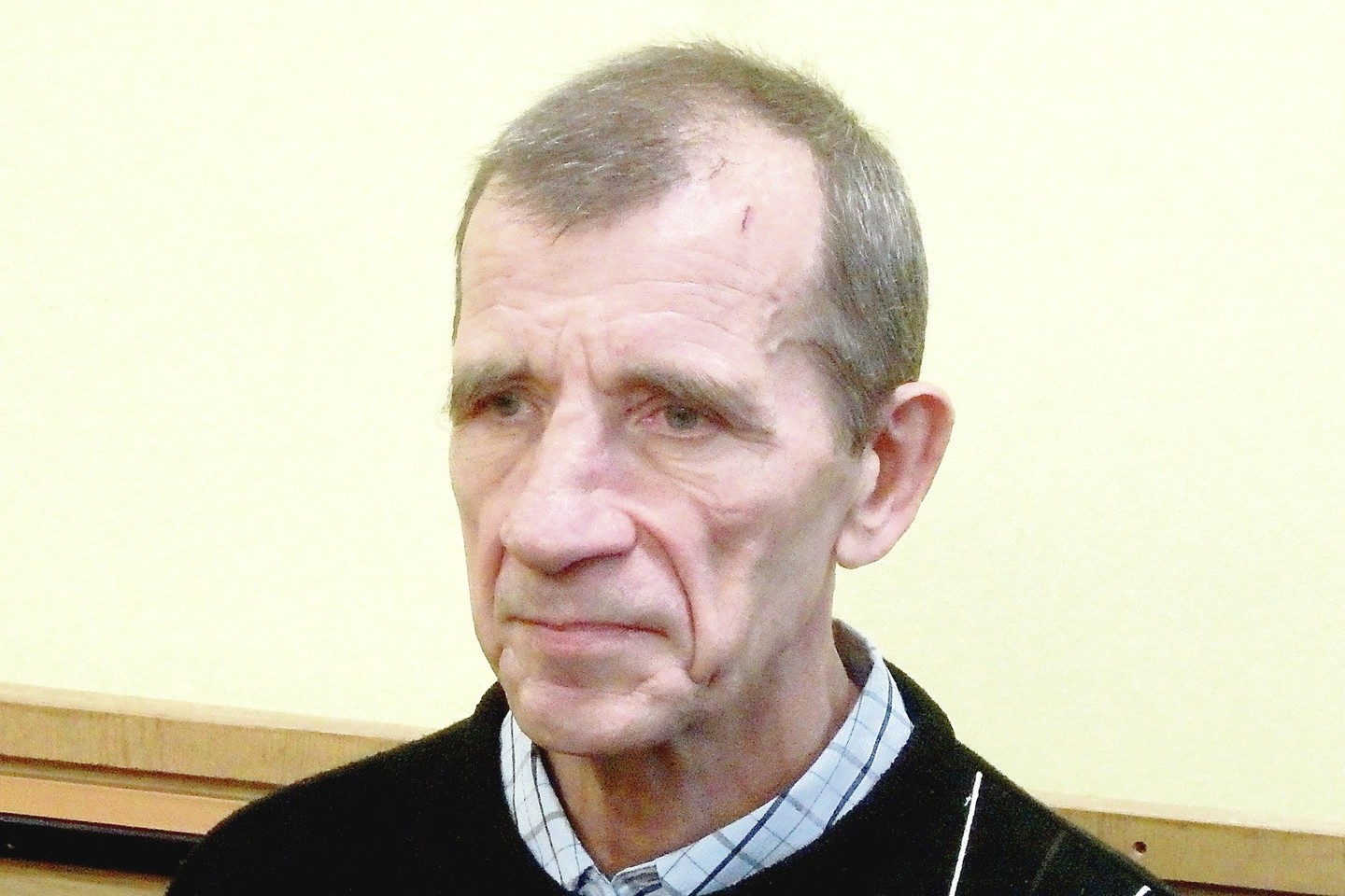 V.Jankauskas teisme tikino, kad nenorėjo nužudyti žmonos, ir gailėjosi.