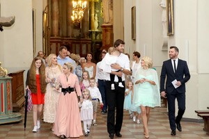 Oksana Pikul-Jasaitienė sūnų pakrikštijo per jo 1-ąjį gimtadienį