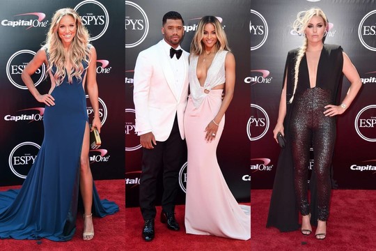 ESPY apdovanojimuose atletai sublizgėjo elegancija