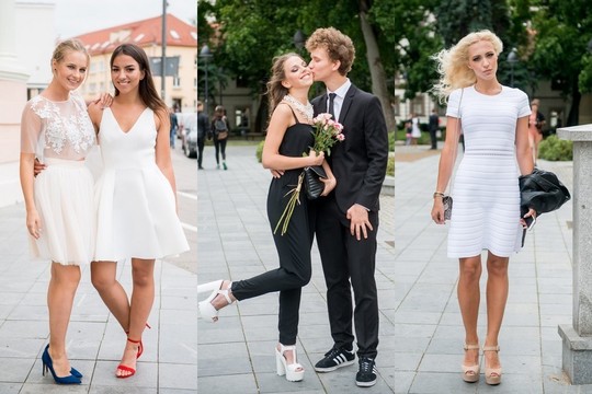 Simono Daukanto gimnazijos išleistuvės: stilingi abiturientai