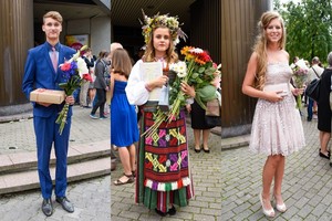 Vilniaus licėjaus išleistuves papuošė tautinis kostiumas