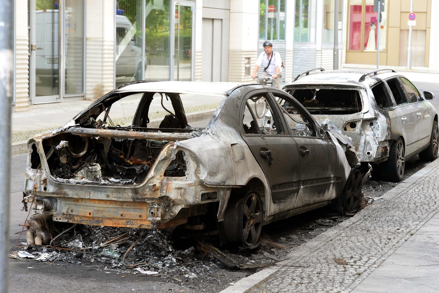 Berlyne daugėja atakų, kurias rengia kraštutiniai kairieji.<br>AFP/“Scanpix“ nuotr.