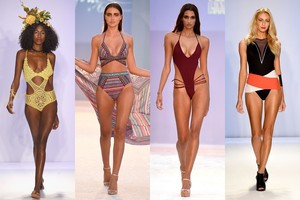 Neatsilikite nuo mados: JAV pristatytos maudymukų naujienos