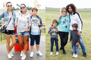 Į lenktynes žvaigždės rinkosi kartu su savo atžalomis