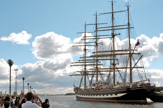 Jūros šventėje plazdės ir rusų burlaivio „Kruzenshtern“ burės