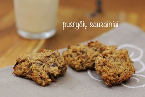 Pusryčių sausainiai sveikuoliams: be cukraus, miltų ir sviesto