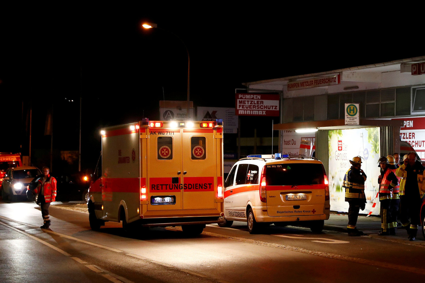 Pirmadienį per išpuolį Vokietijoje buvo sužeisti keturi žmonės.<br>„Reuters“/“Scanpix“ nuotr.