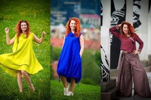 Energingoji raudonplaukė atlikėja Indrė Launikonytė pamilo liną