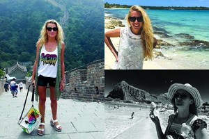 Žymios moterys svetur lepinosi ir saule, ir nuostabiais vaizdais