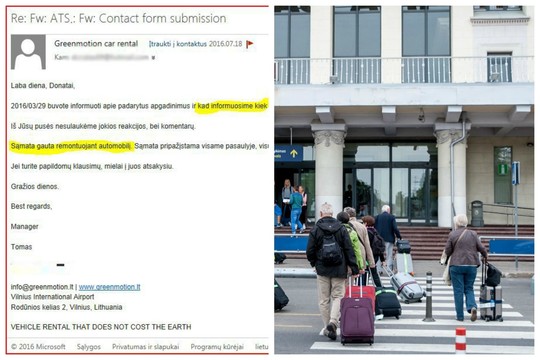 Po atostogų Lietuvoje emigrantą atsivijo nemaloni žinia