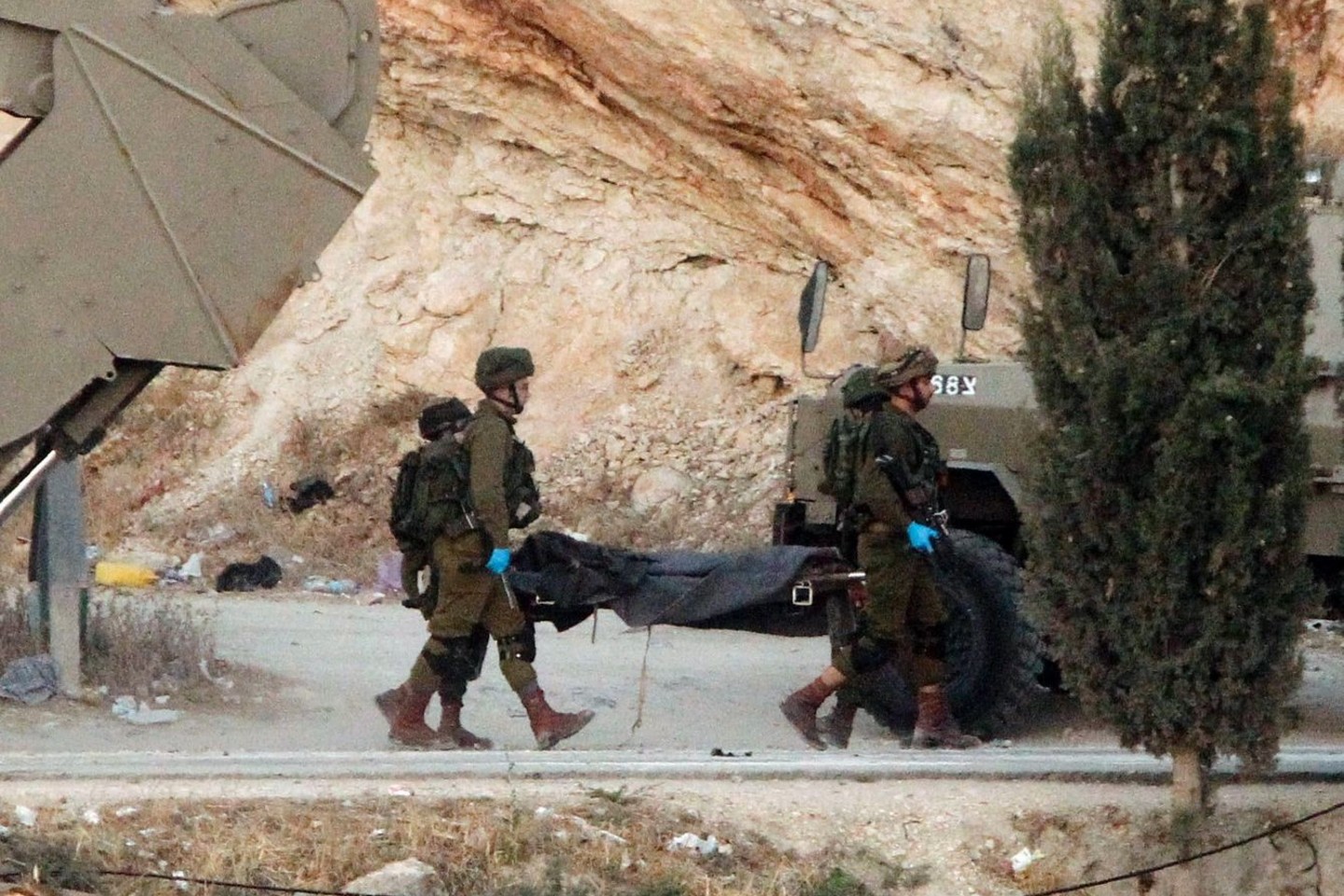 Vakarų Krante nušautas rabiną nužudęs palestinietis.<br>AFP/“Scanpix“ nuotr.