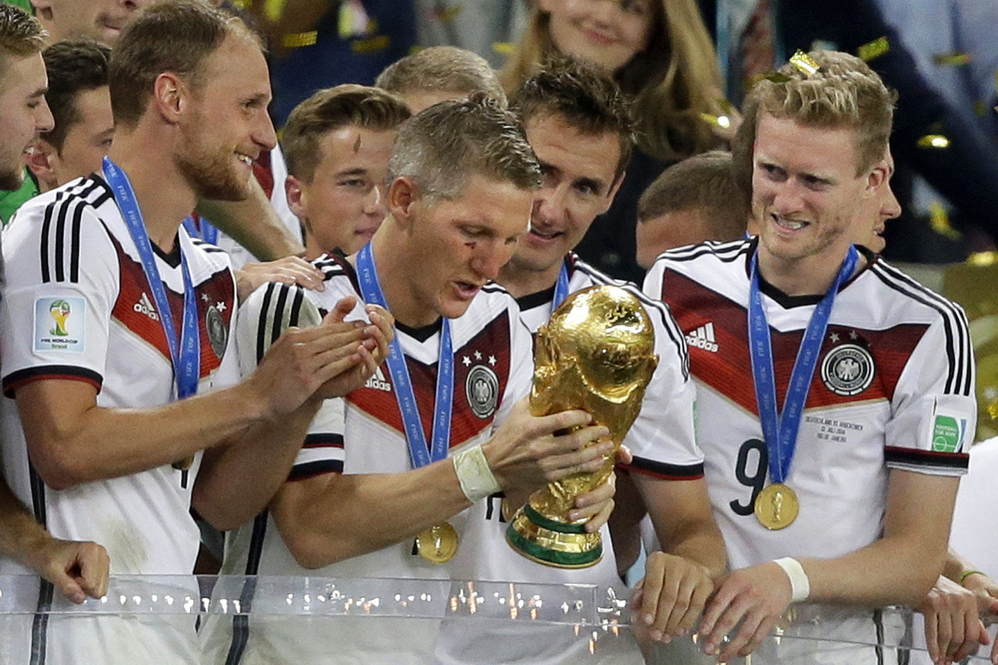 B.Schweinsteigeris 2014 metais tapo pasaulio čempionu.<br>AP nuotr.