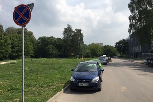 Gatvę užplūdusiems statybininkams taisyklės negalioja