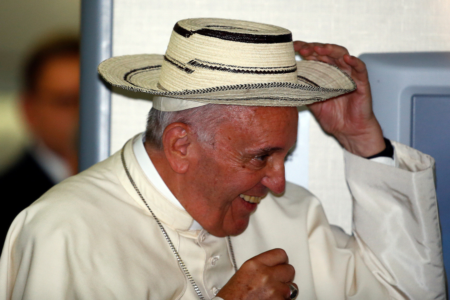 Popiežius Pranciškus pareiškė, kad Islamas nėra terorizmas.<br>„Reuters“/“Scanpix“ nuotr.