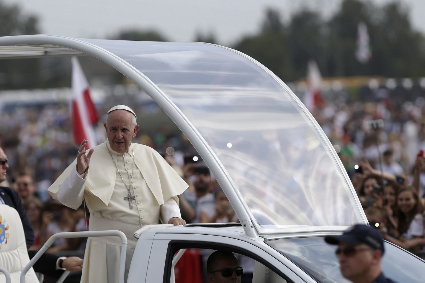 Popiežius Pranciškus pareiškė, kad Islamas nėra terorizmas.<br>„Reuters“/“Scanpix“ nuotr.