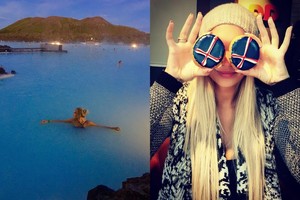 Besilaukianti Gintarė Songailė nuo karščių pabėgo į Islandiją