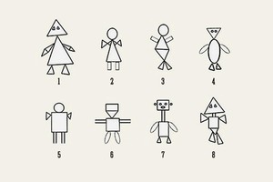 Kuris žmogeliukas panašiausias į jus? Dabar jūs – kaip ant delno