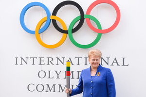 Prezidentė išvyksta į olimpines žaidynes