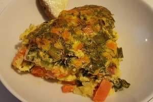 Pagerintas omletas – tokie pusryčiai pažadins visus miegalius