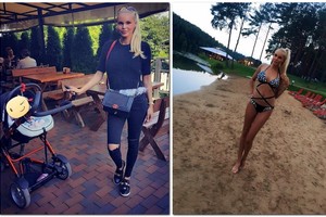 Prieš du mėnesius pagimdžiusi Vita Pliadytė pasirodė su bikiniu