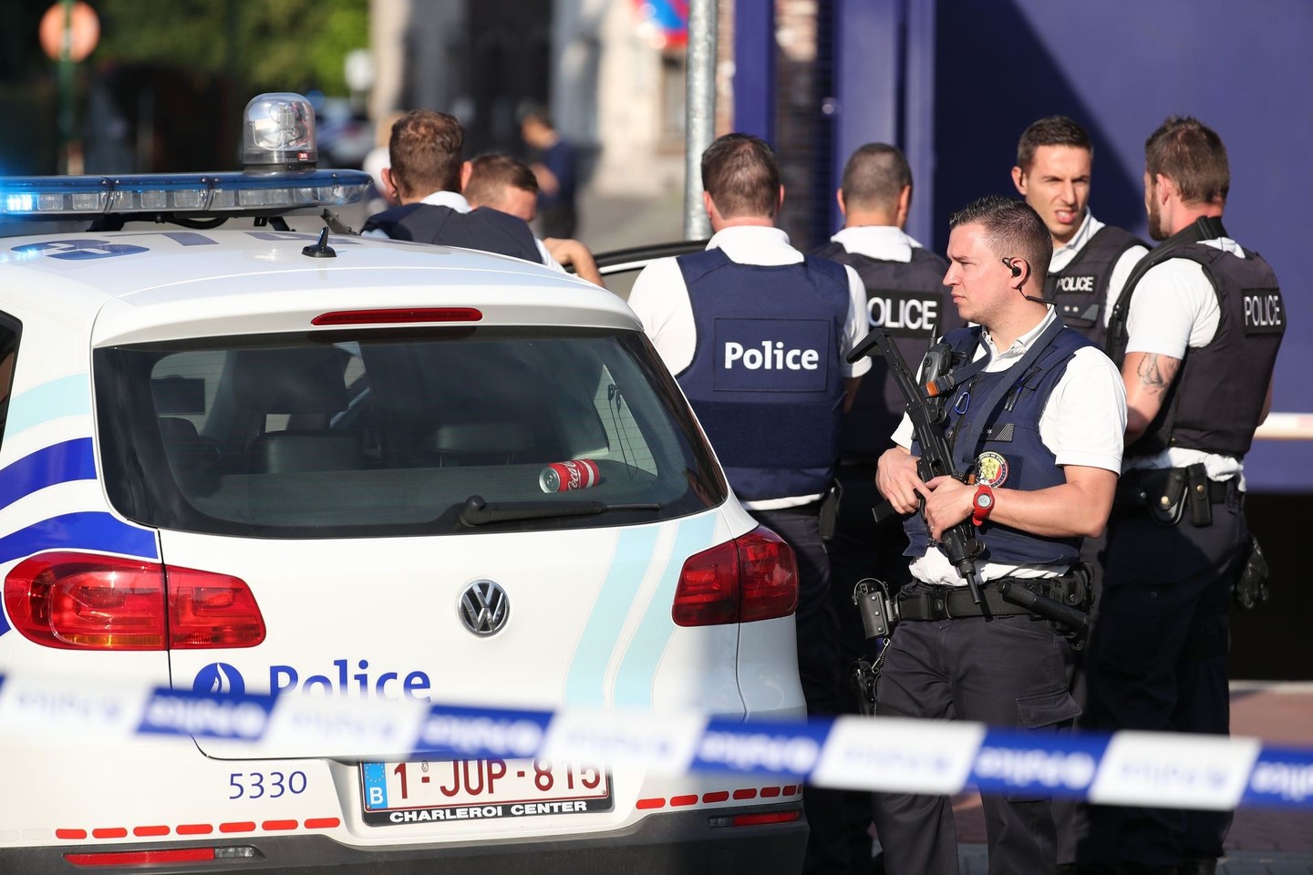 Teroristinė grupuotė IV prisiėmė atsakomybę už išpuolį Belgijoje, kuris buvo surengtas šeštadienį.<br>AFP/“Scanpix“ nuotr.