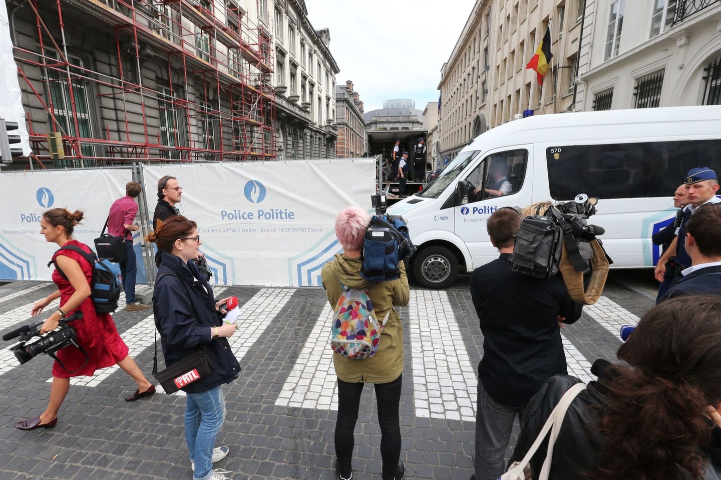 Teroristinė grupuotė IV prisiėmė atsakomybę už išpuolį Belgijoje, kuris buvo surengtas šeštadienį.<br>AFP/“Scanpix“ nuotr.