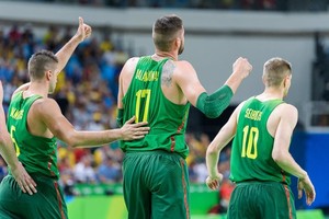Lietuvos ir Nigerijos rungtynės gyvai – Kauno Rotušės aikštėje