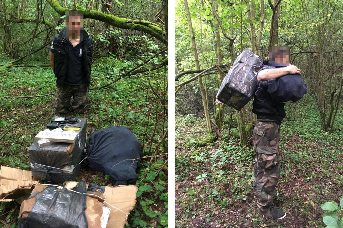 Šalčininkų rajone VSAT pareigūnams su įkalčiais įkliuvo kontrabandininkas.