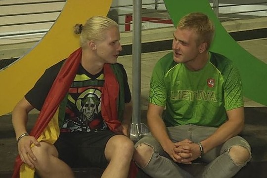 Olimpinė karštligė: R. Meilutytę palaikė artimiausi šeimos vyrai