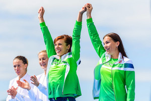 M. Valčiukaitė ir D. Vištartaitė pelnė pirmą medalį – bronzą!