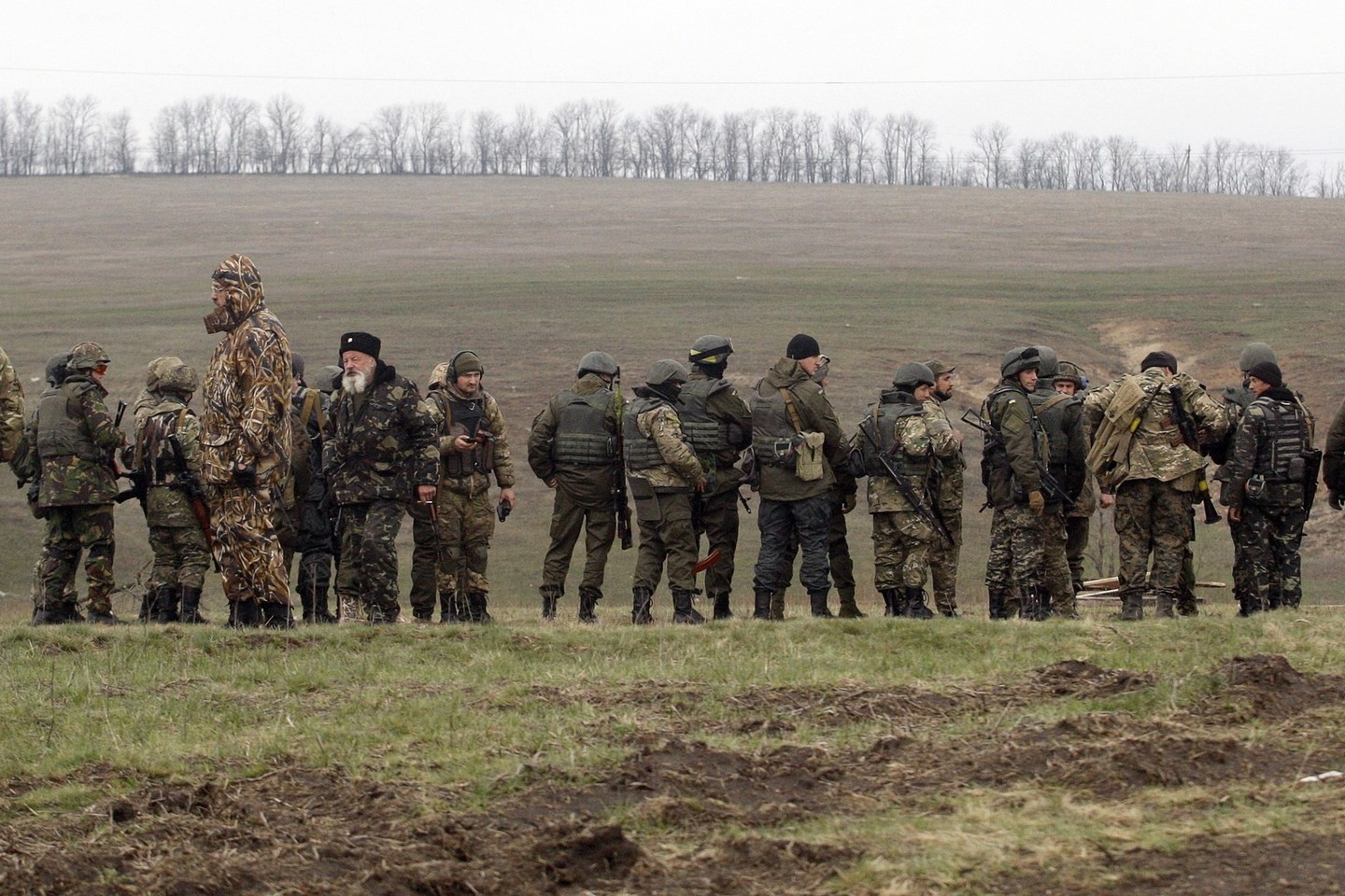 Donbaso regione buvo nurodyta įvesti aukštą karinę parengtį.<br>AFP/ „Scanpix“ nuotr.