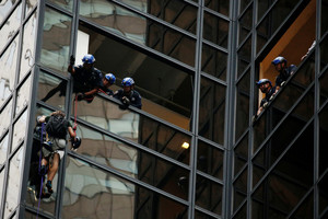 Niujorke suimtas į D. Trumpo dangoraižį kopęs vyras