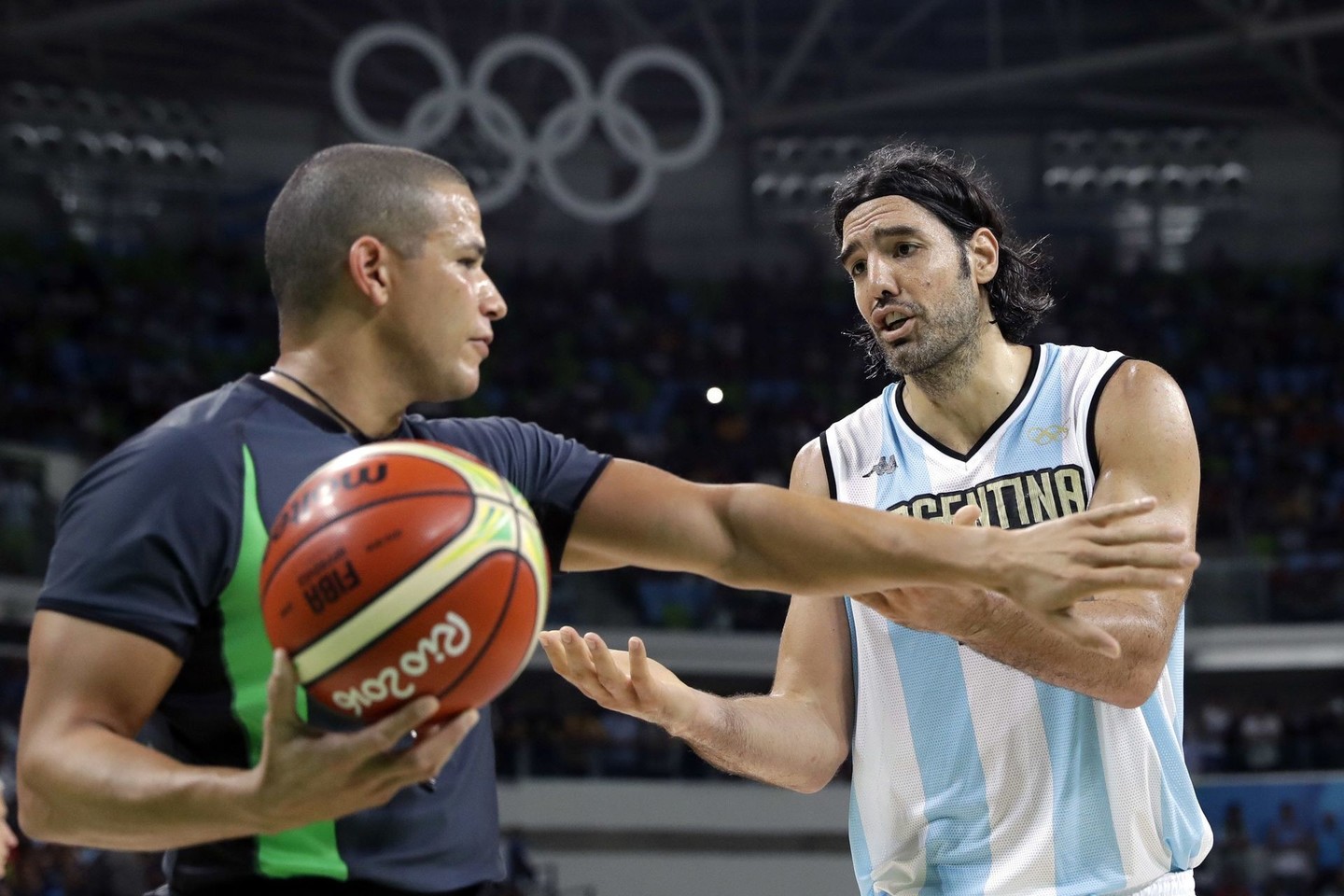 Argentinos rinktinė olimpiniame turnyre žengia be pralaimėjimų.<br>AP nuotr.