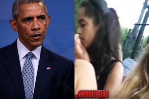 Spėjama, kad Baracko Obamos dukra festivalyje rūkė marihuaną