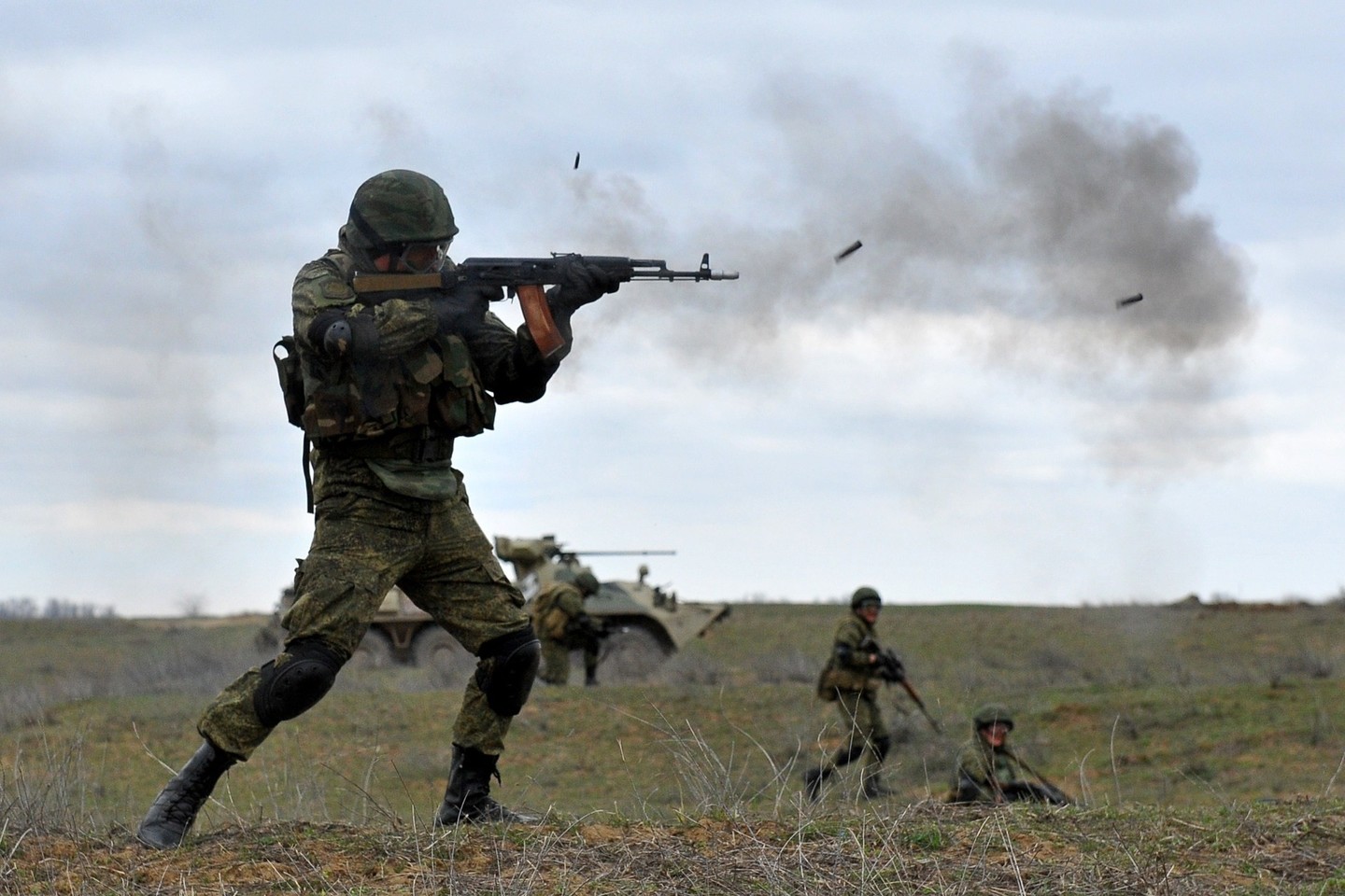 Manoma, kad Rusija tyčia bando išprovokuoti didesnį konfliktą Ukrainoje.<br>AFP/“Scanpix“ nuotr.