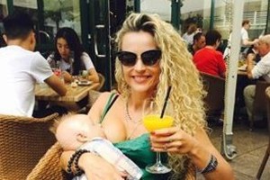 E. Daniūtė nesibodi kūdikio maitinti viešai ir dalintis vaizdais