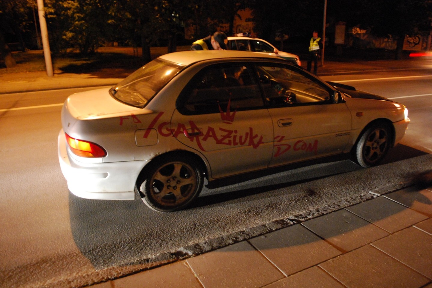 Penktadienio naktį sostinės gatvėse vyko tradicinis kelių policijos reidas.<br>S. Rinkevičiaus nuotr.