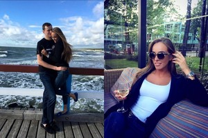 D. Bunkus su nauja mylimąja romantiškai leido laiką Palangoje