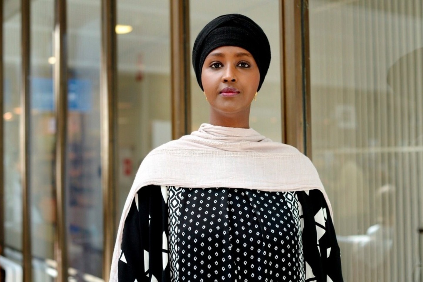 F.Dayib sulaukė daugybės mirties grasinimų dėl to, kad siekia tapti pirma Somalio prezidente moterimi.<br>„Twitter“ nuotr.